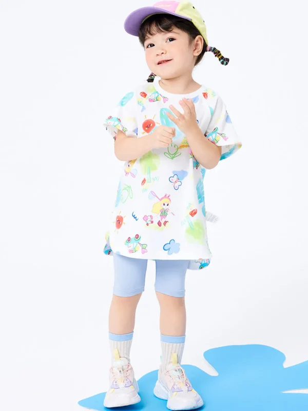 Balabala fashion sweet short-sleeved suit 2-8 years Cheap