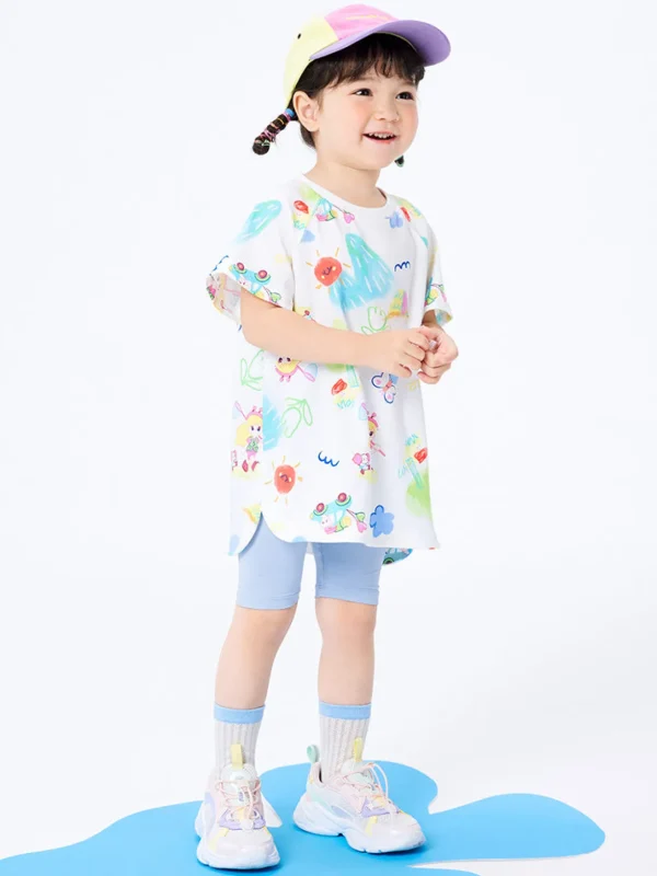 Balabala fashion sweet short-sleeved suit 2-8 years Cheap