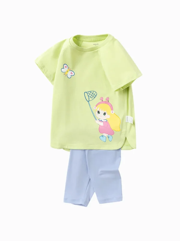 Balabala fashion sweet short-sleeved suit 2-8 years Cheap