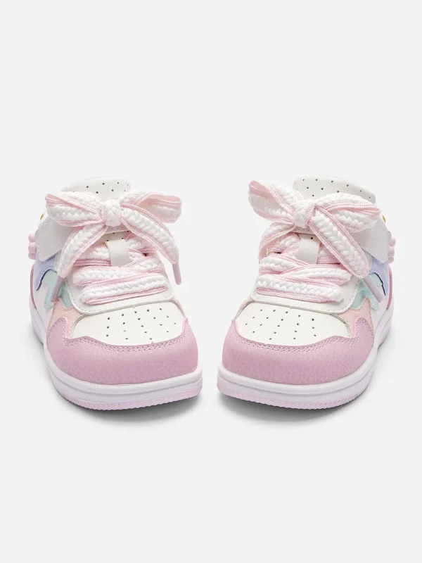 Balabala Girl Baby Sneakers White Flower Hue Cheap