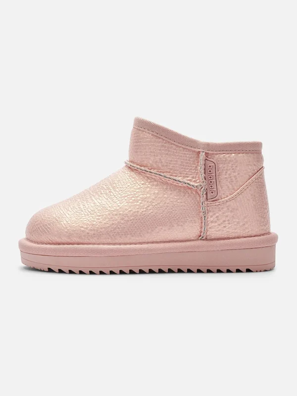 Balabala Girl Baby Toddler and Kids Water-Repellent Low-Top Plush Snow Boots Sale