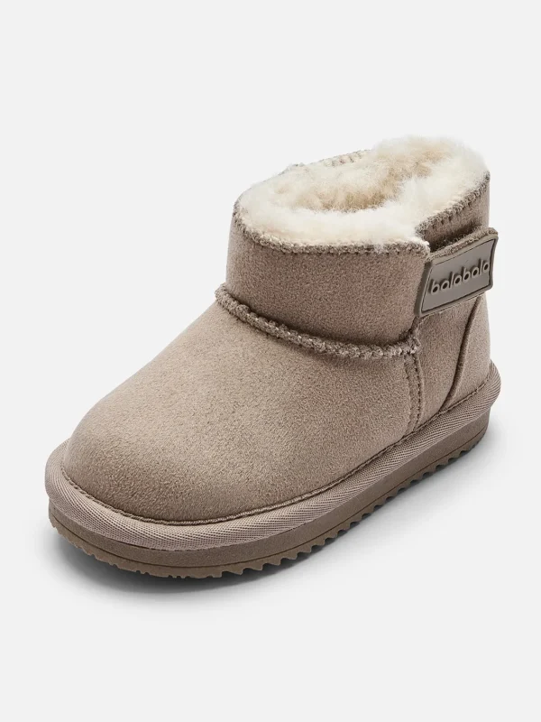Balabala Girl Baby Toddler and Kids Water-Repellent Plush Snow Boots Discount