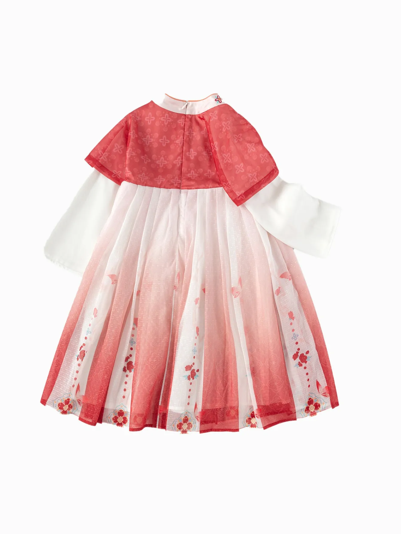 Balabala Girl Hanfu Dress Kids Ru Skirt 2025 Winter New Red New Year's Outfit Chinese Style Dress Online