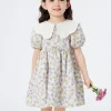 Balabala Girl stitching mesh dress 7-14 years Clearance