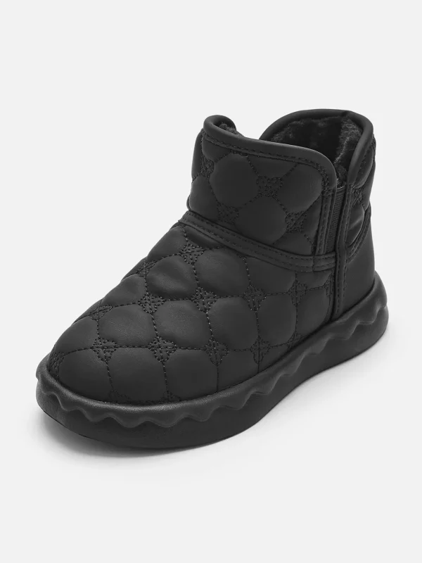 Balabala Girl Toddler and Kids Waterproof Slip-On Elastic Snow Boots Store