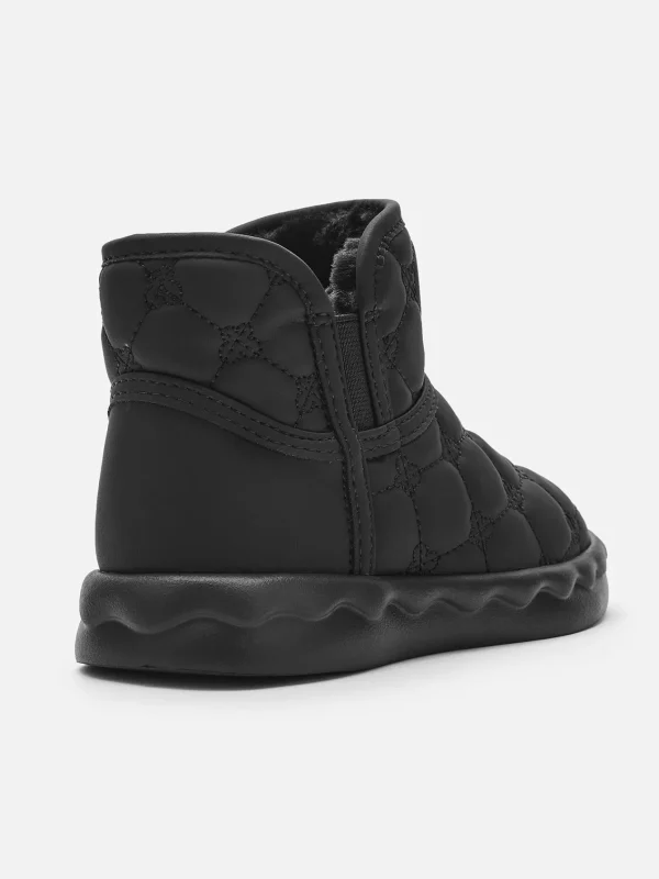 Balabala Girl Toddler and Kids Waterproof Slip-On Elastic Snow Boots Store