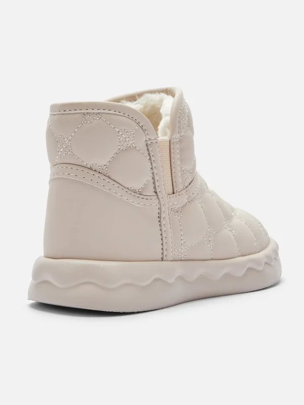 Balabala Girl Toddler and Kids Waterproof Slip-On Elastic Snow Boots Store