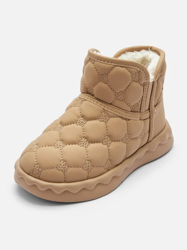 Balabala Girl Toddler and Kids Waterproof Slip-On Elastic Snow Boots Store