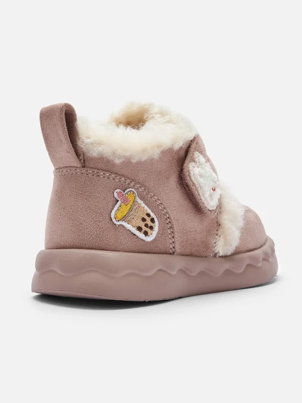 Balabala Girl Toddler Velcro Plush Snow Boots Store