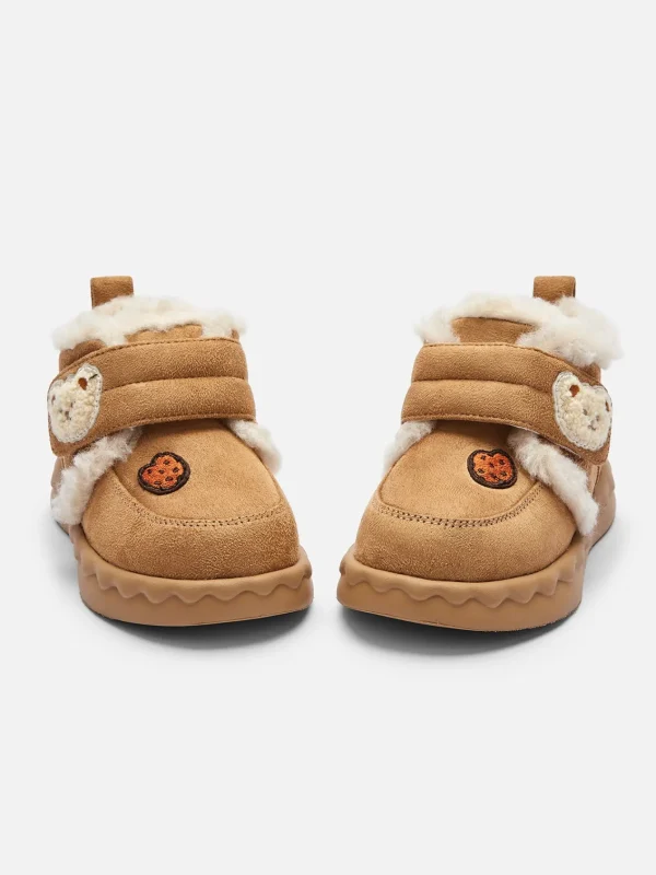 Balabala Girl Toddler Velcro Plush Snow Boots Store