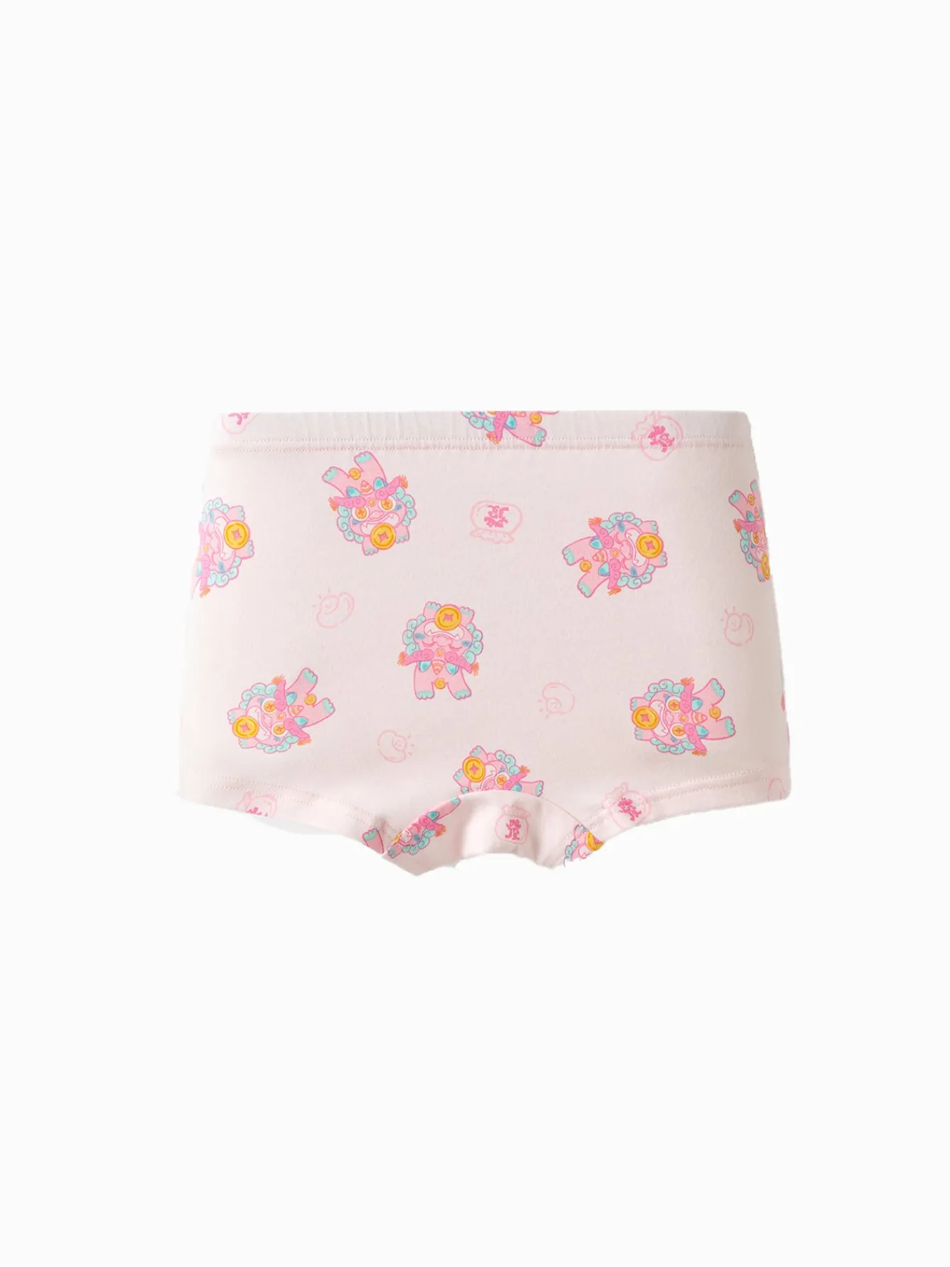 Balabala Girl Underwear Boxer Birefs Cotton Animal Year Red Shorts The Year of Snake New Year Suit White Red Clearance