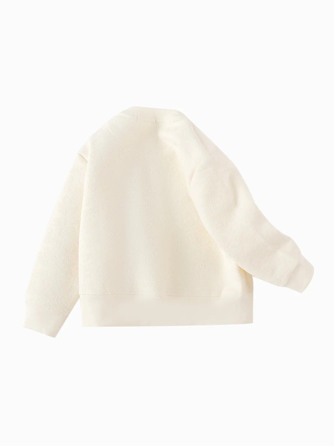 Balabala Girls' Sweater Embroidery 2025 Spring and Autumn New Long Sleeve Top White Cheap