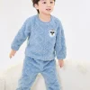 Balabala Home Animal Shaped Parent-Child Style Homewear Blue Hue Discount