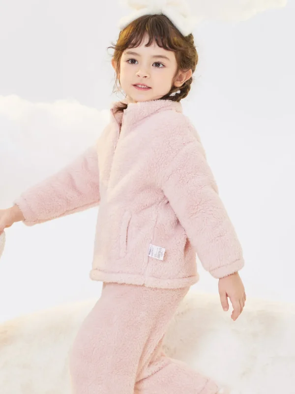 Balabala Home Simple Design Open-Front Homewear Visions Pink Cheap