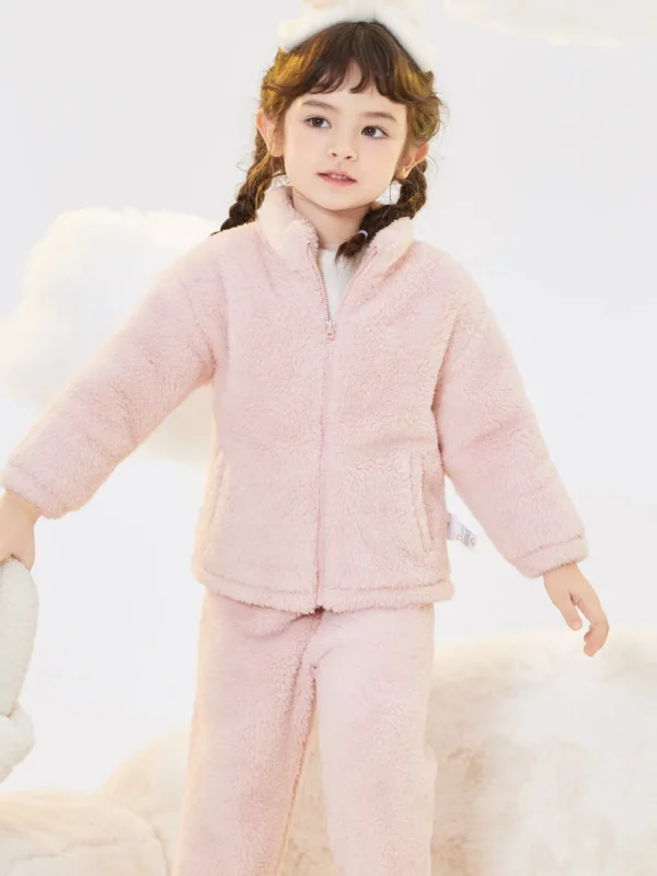 Balabala Home Simple Design Open-Front Homewear Visions Pink Cheap