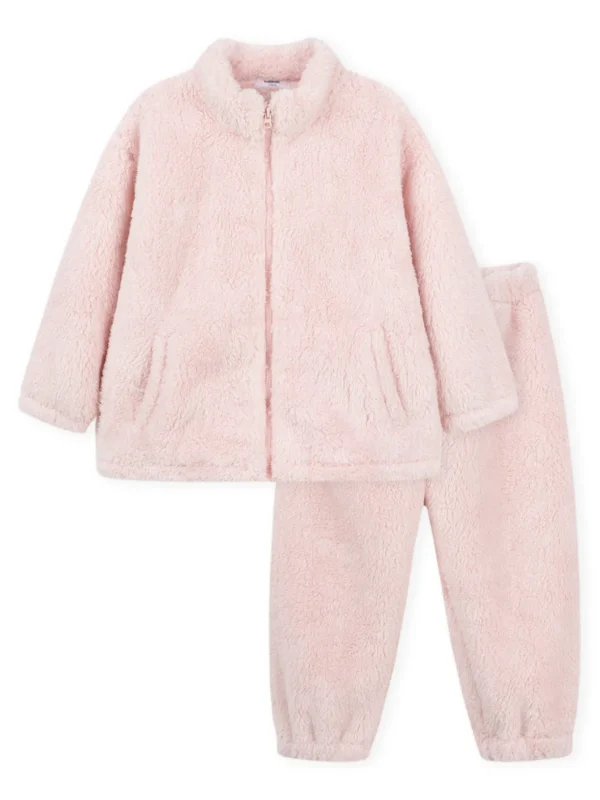 Balabala Home Simple Design Open-Front Homewear Visions Pink Cheap