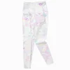 Balabala kid Girl sports fashion all over print smudged trousers 7-14 years Sale