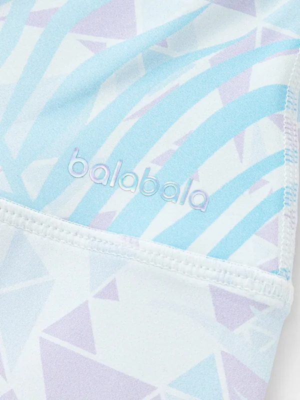 Balabala kid Girl sports fashion all over print smudged trousers 7-14 years Sale