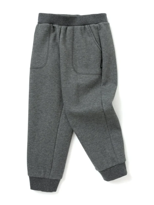 Balabala Kids Basic Thick Fleece Trousers Dark Gray Discount