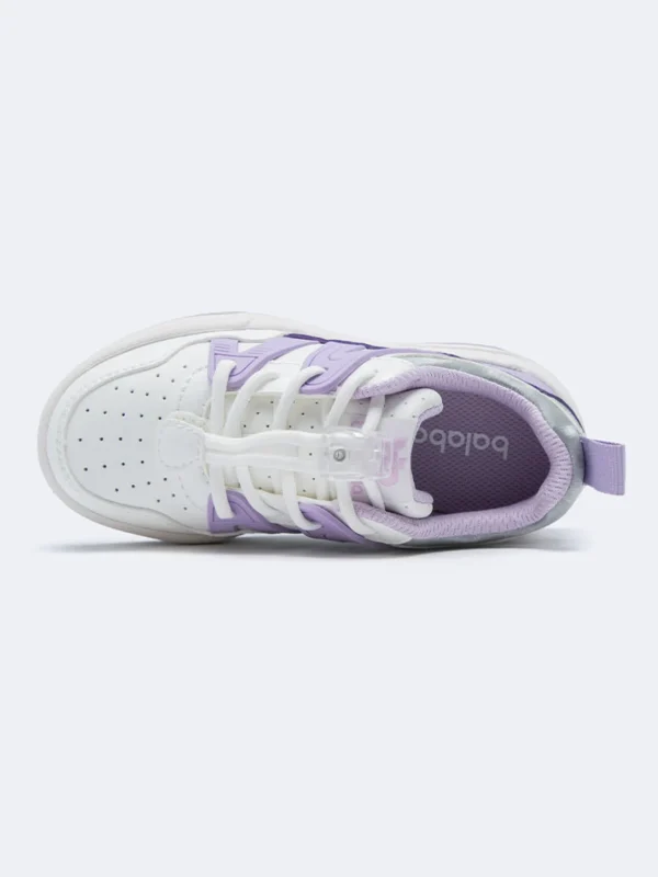 Balabala Kids Board Shoes White Purple Discount