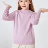 Balabala Kids Boy Long Sleeves Crew Neck Sweater Purplish Red Best