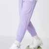 Balabala Kids Classic Colorful Windproof Jogging Trousers Violet Flash Sale