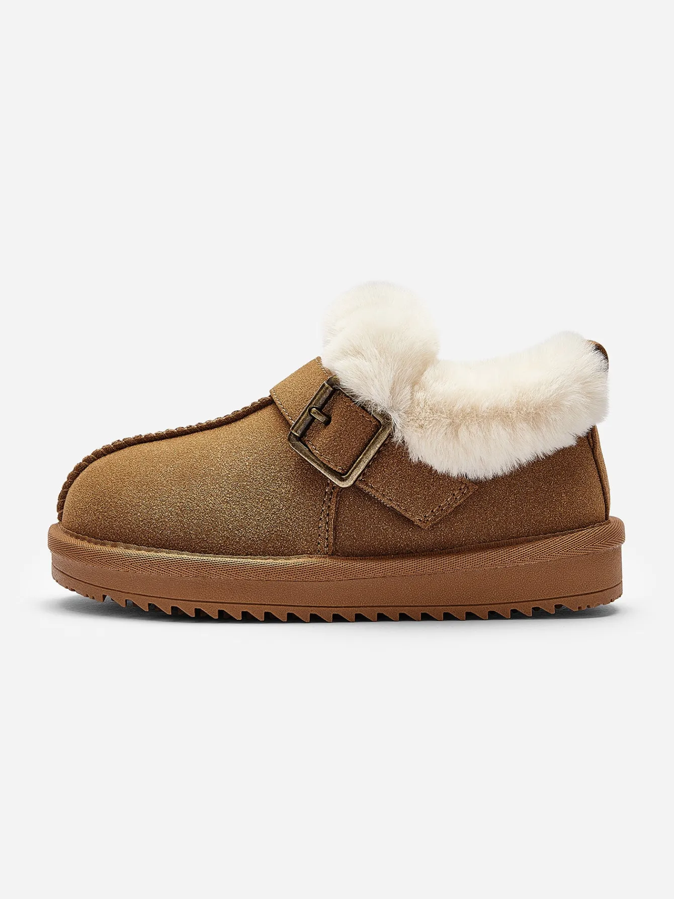 Balabala Kids Faux Fur Warm Winter Snow Boots, Toddler Boys Girls Comfortable Mini Boots Outlet