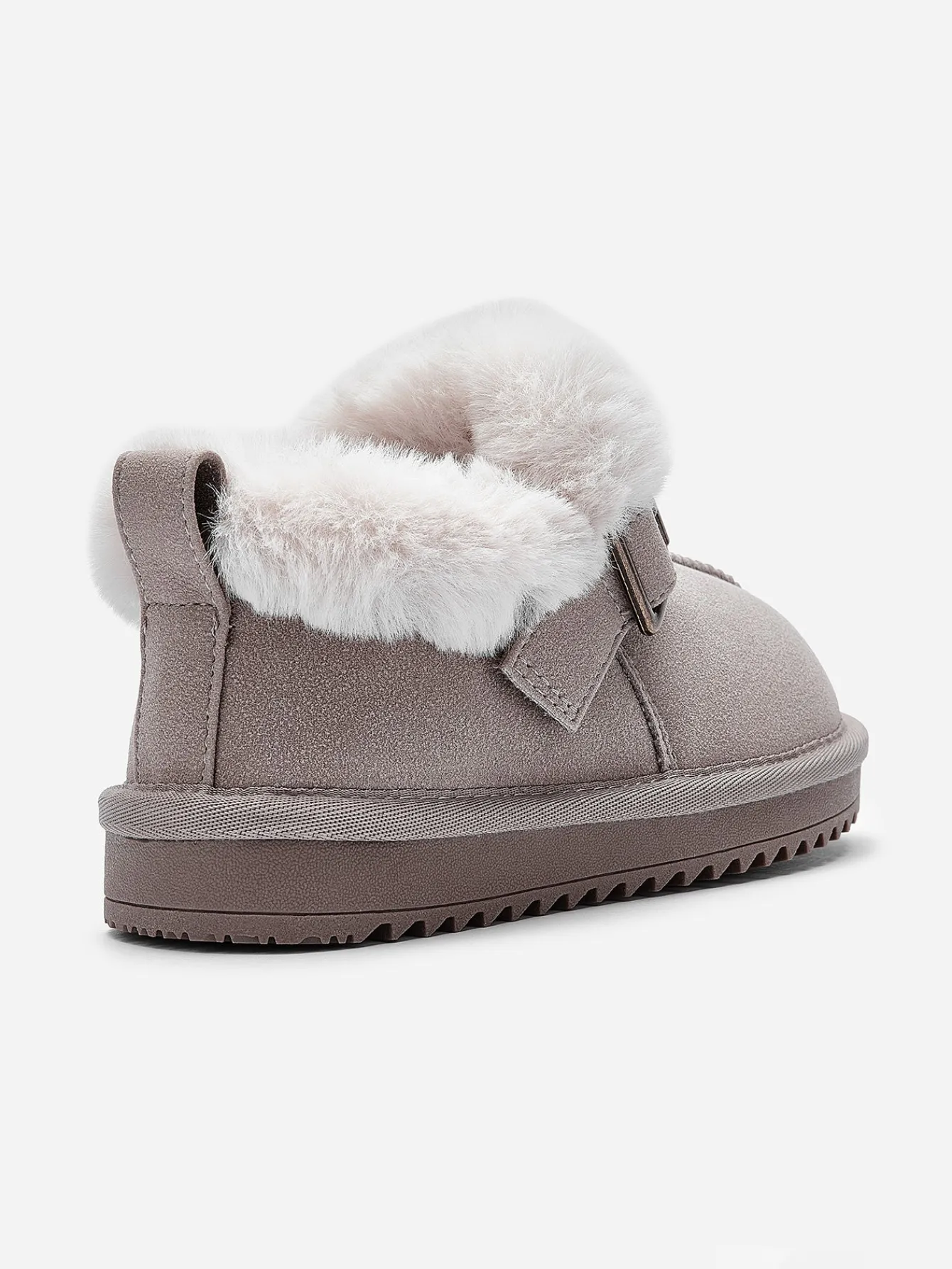 Balabala Kids Faux Fur Warm Winter Snow Boots, Toddler Boys Girls Comfortable Mini Boots Outlet