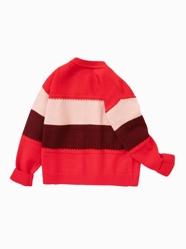 Balabala Kids Girl Bunny Graphic Cardigan 7-14 Years Red Hue Cheap
