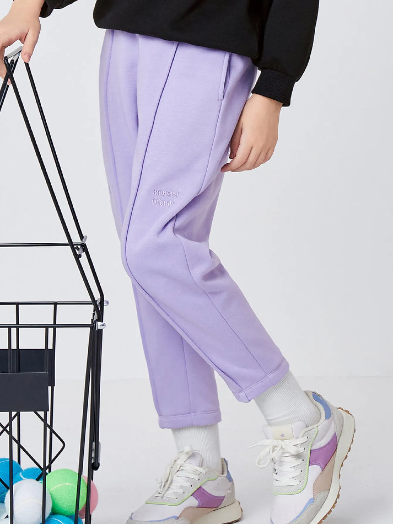 Balabala Kids Girl Colorful Conical Shape Trousers Violet Online