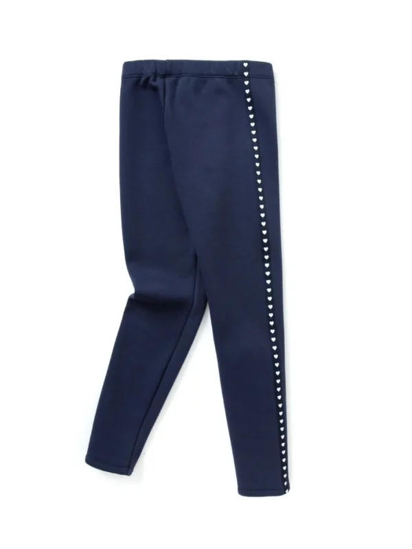 Balabala Kids Girl Comfortable Fleece Trousers Dark Blue Flash Sale