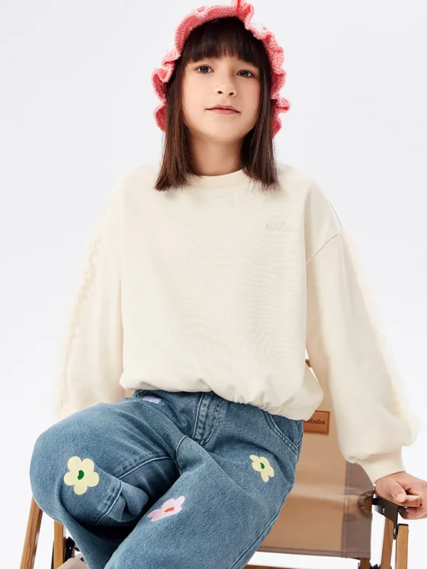 Balabala Kids Girl Crew Neck Sweatshirt 7-14 Years Online