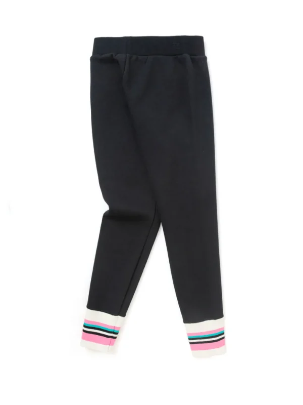 Balabala Kids Girl Fleece Lining Slim Fit Trousers Black Store