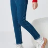 Balabala Kids Girl Slim Fit Trousers Denim Blue New