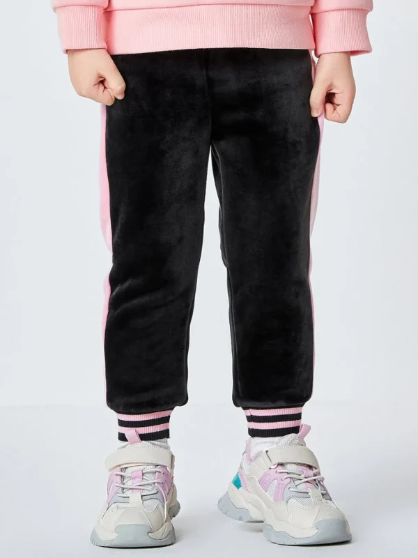 Balabala Kids Girl Slim-Fitting Sporty Trousers Black Shop