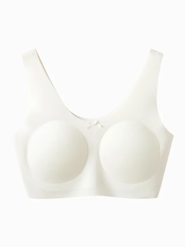 Balabala Kids Girl Spring Knitted Bra Raw White Outlet