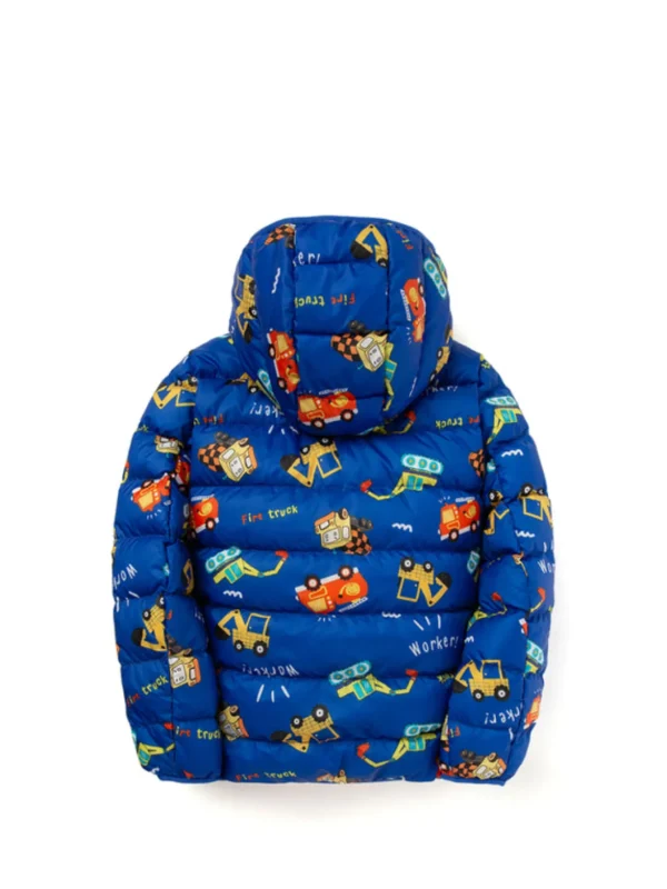 Balabala Kids Hooded Down Jacket Blue Hue Store