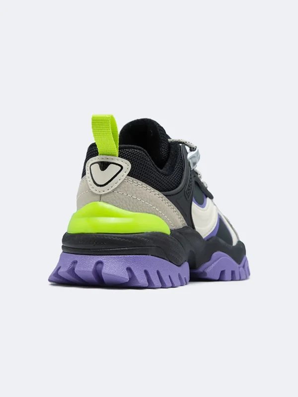 Balabala Kids Jogging Shoes Black Purple Best