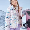 Balabala Kids Multicolor Multifunctional Down Jacket Purple Red Hue Best