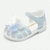 Balabala Kids' Shoes, Girls' Toddler Sandals, Children's Princess Shoes, Soft Sole Summer Baby Sweet Shoes Blue Outlet