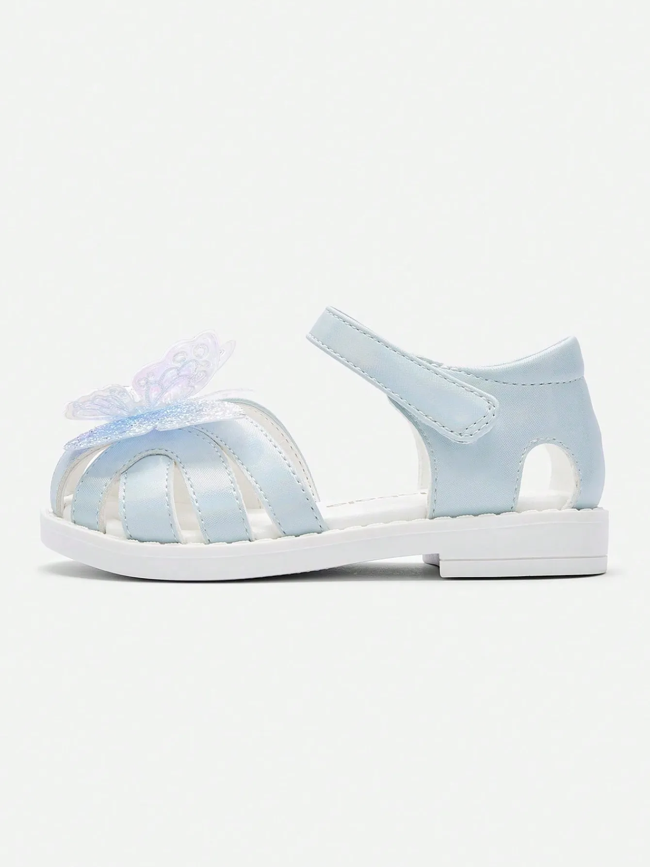 Balabala Kids' Shoes, Girls' Toddler Sandals, Children's Princess Shoes, Soft Sole Summer Baby Sweet Shoes Blue Outlet