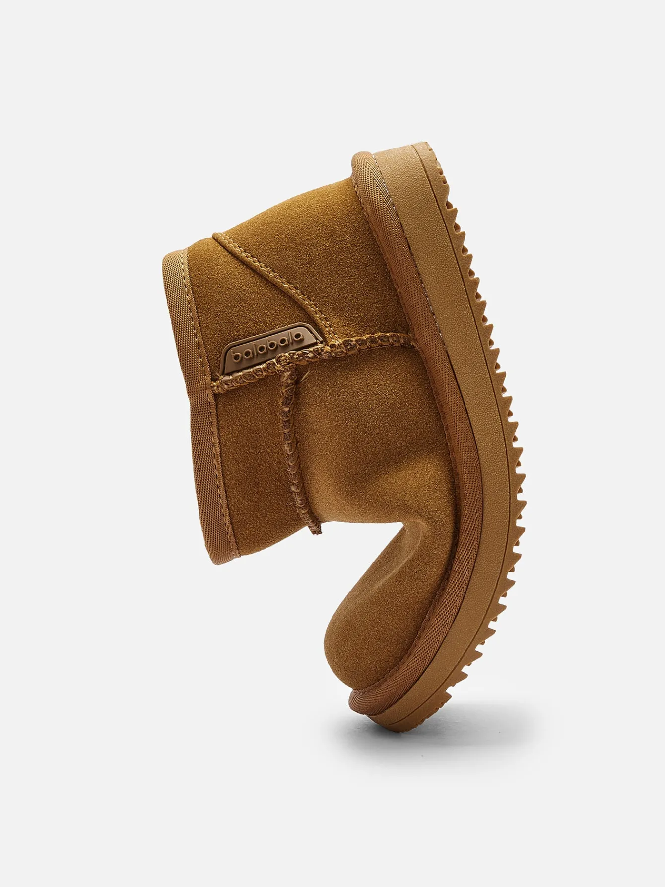 Balabala Kids Suede Winter Snow Boots, Classic Zip Up Warm Fur Mini Snow Boots for Toddler Boys Girls Best Sale