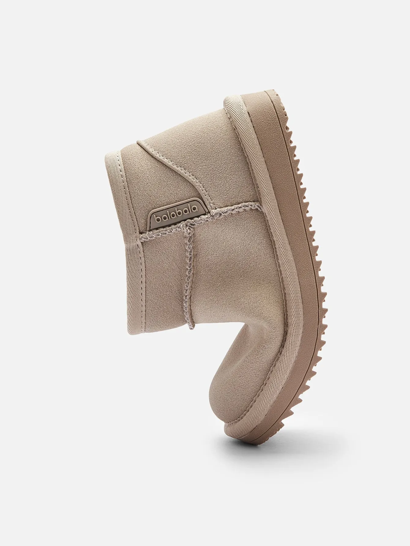 Balabala Kids Suede Winter Snow Boots, Classic Zip Up Warm Fur Mini Snow Boots for Toddler Boys Girls Best Sale