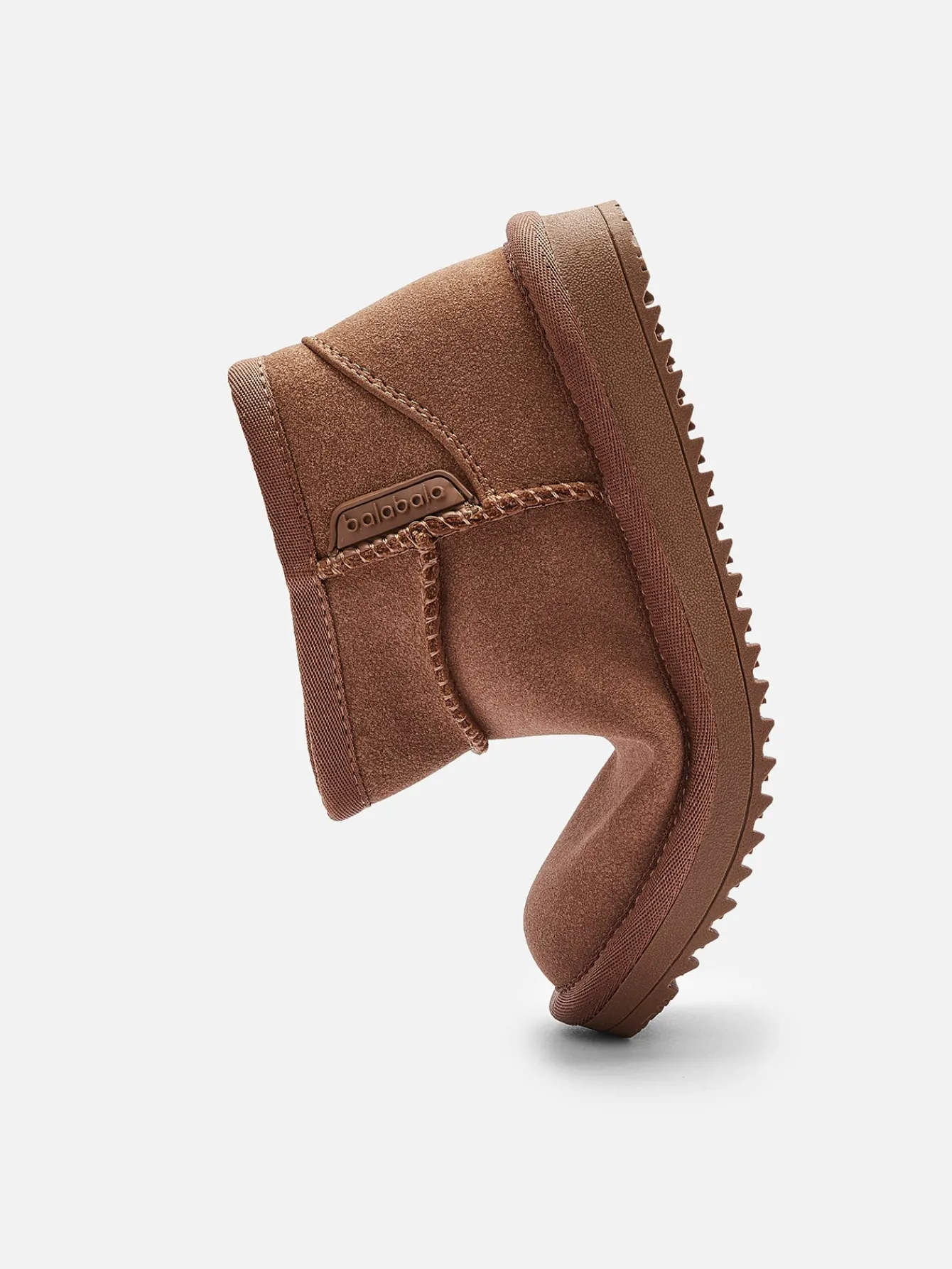 Balabala Kids Suede Winter Snow Boots, Classic Zip Up Warm Fur Mini Snow Boots for Toddler Boys Girls Best Sale