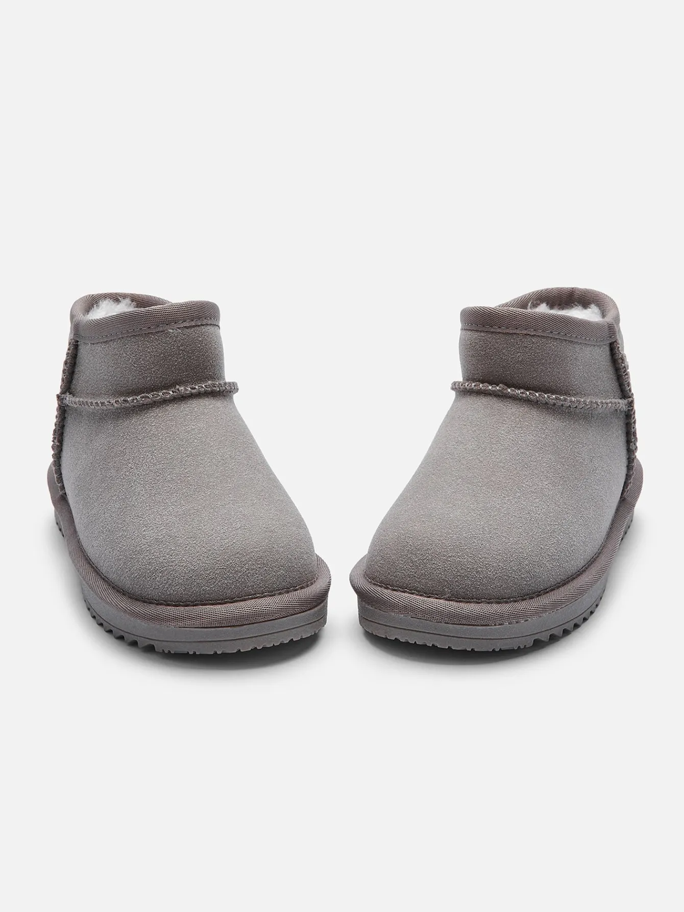 Balabala Kids Suede Winter Snow Boots, Classic Zip Up Warm Fur Mini Snow Boots for Toddler Boys Girls Best Sale