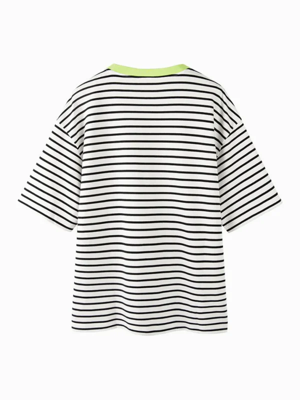Balabala Kids Unisex 100% Cotton Dinasaur Rounded V-Neck Short Sleeve T-Shirt 7-14 Years Clearance
