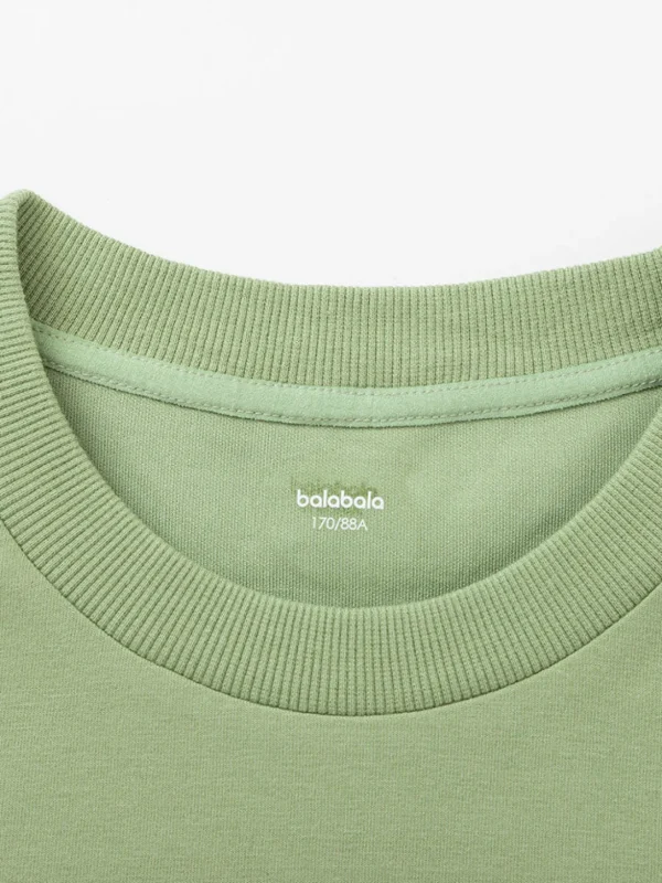 Balabala Kids Unisex 100% Cotton Dinasaur Rounded V-Neck Short Sleeve T-Shirt 7-14 Years Clearance