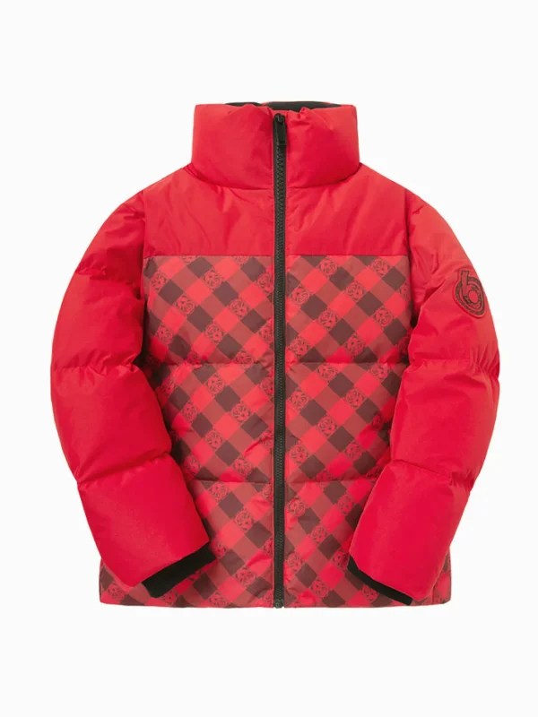 Balabala Kids Unisex Checked Short Down Jacket 7-14 Years Store