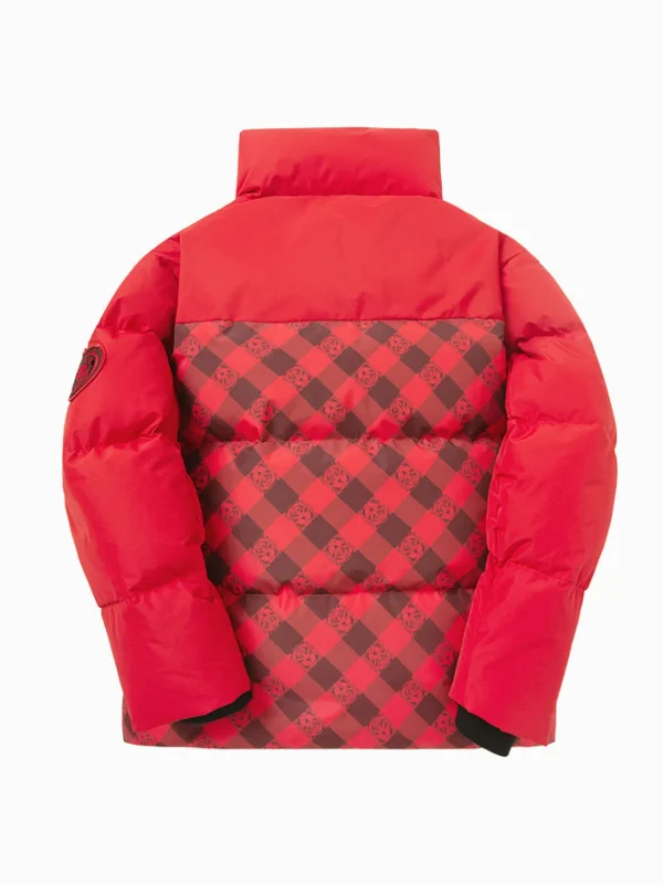 Balabala Kids Unisex Checked Short Down Jacket 7-14 Years Store