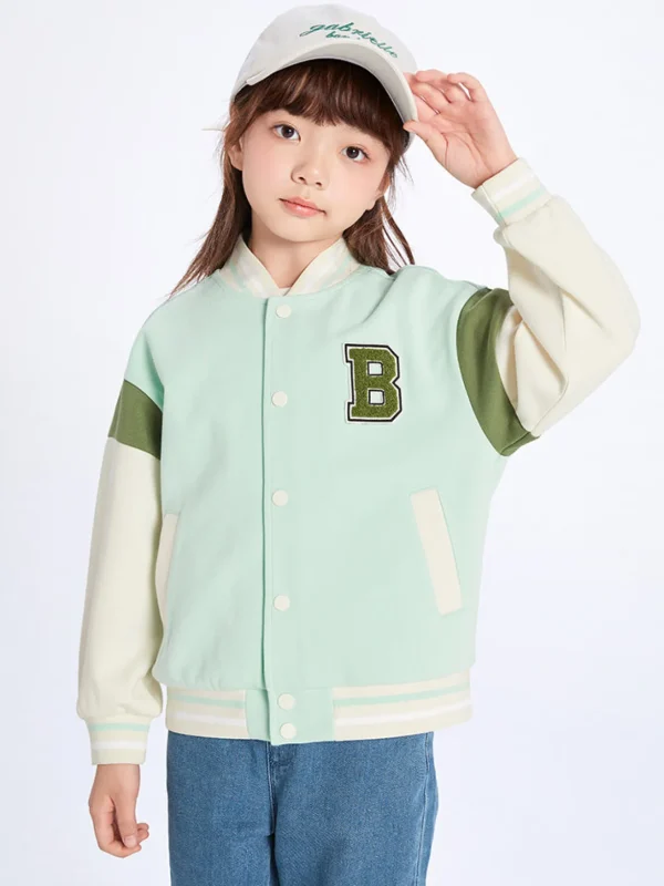 Balabala Kids Unisex Monogram Embroidery Knitted Daywear 7-14 Years Best Sale